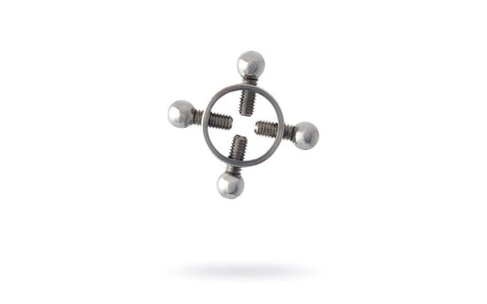 Metal Silver Metal Nipple Clamp 2 Piece - Nipple and Clit Clamps