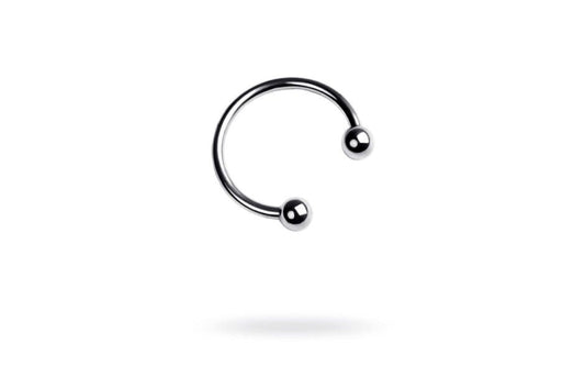 Metal Silver Metal Penis Erection Ring 3cm - Cock Rings
