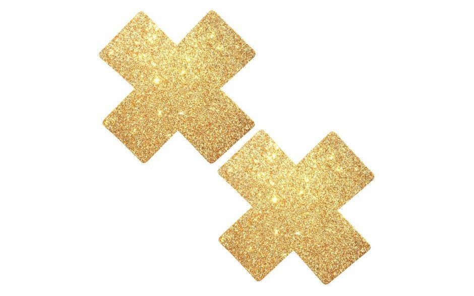 Neva Nude Golden Fairy Dust X Factor Womens Nipple Pasties - - Fancy Dress Ups