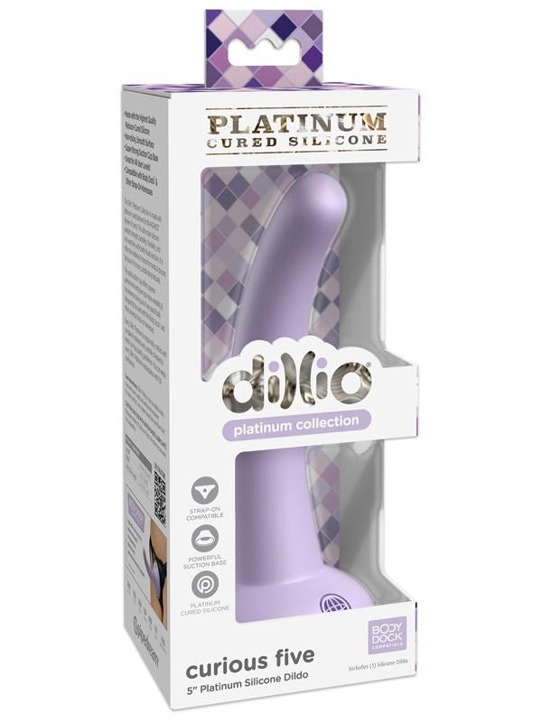 Pipedream Dillio Platinum Curious Five Silicone Dildo - Realistic Dildos