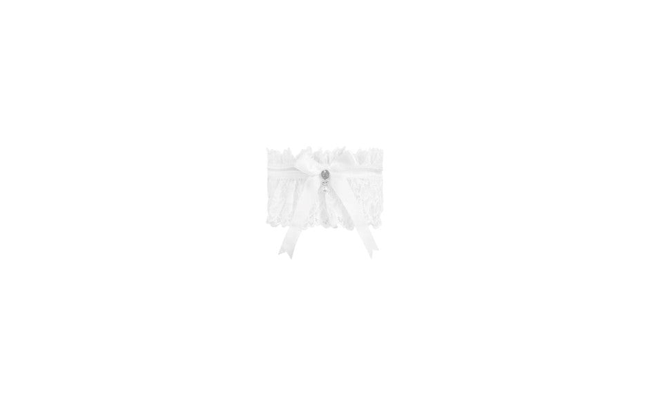 Obsessive Amor Blanco Unique and Sensual Garter White OS - - Hosiery