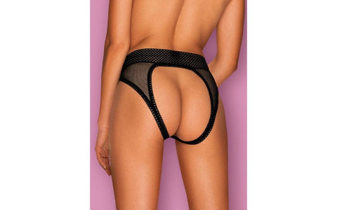Obsessive Strapelie Crotchless Womens G String Panties S / M - G-Strings, Panties and Shorts