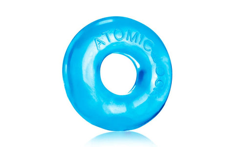 OxBalls Donut 2 Mens Stretchy Cock Ring Large Ice Blue - Stretchy Cock Rings
