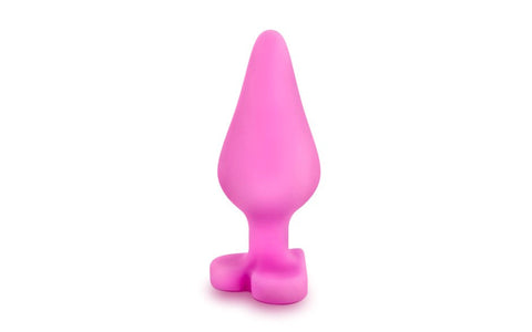 Play With Me Naughty Candy Heart Shaped Be Mine Silicone Butt Plug - Butt Plugs