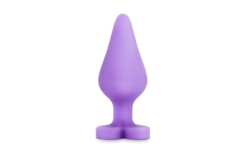Play With Me Naughty Candy Heart Shaped Do Me Now Silicone Anal Plug - Butt Plugs