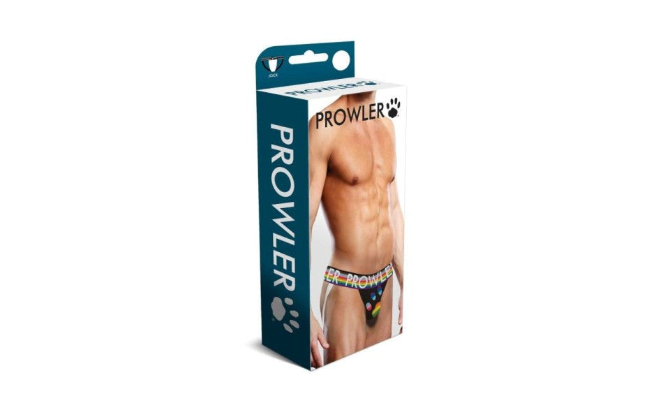 Prowler Oversized Mens Paw Jock Black - - Jocks and G-Strings