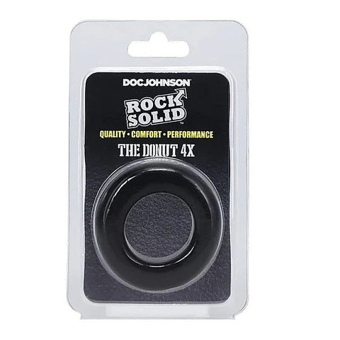 Rock Solid The Donut 4X Stretchy Cock Ring By Doc Johnson - Stretchy Cock Rings