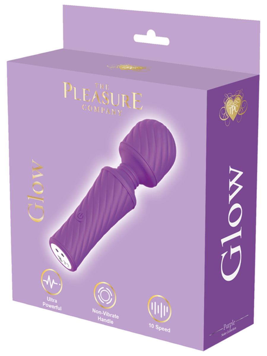 Full Circle Glow Waterproof Body Wand Massager - - Body Wands