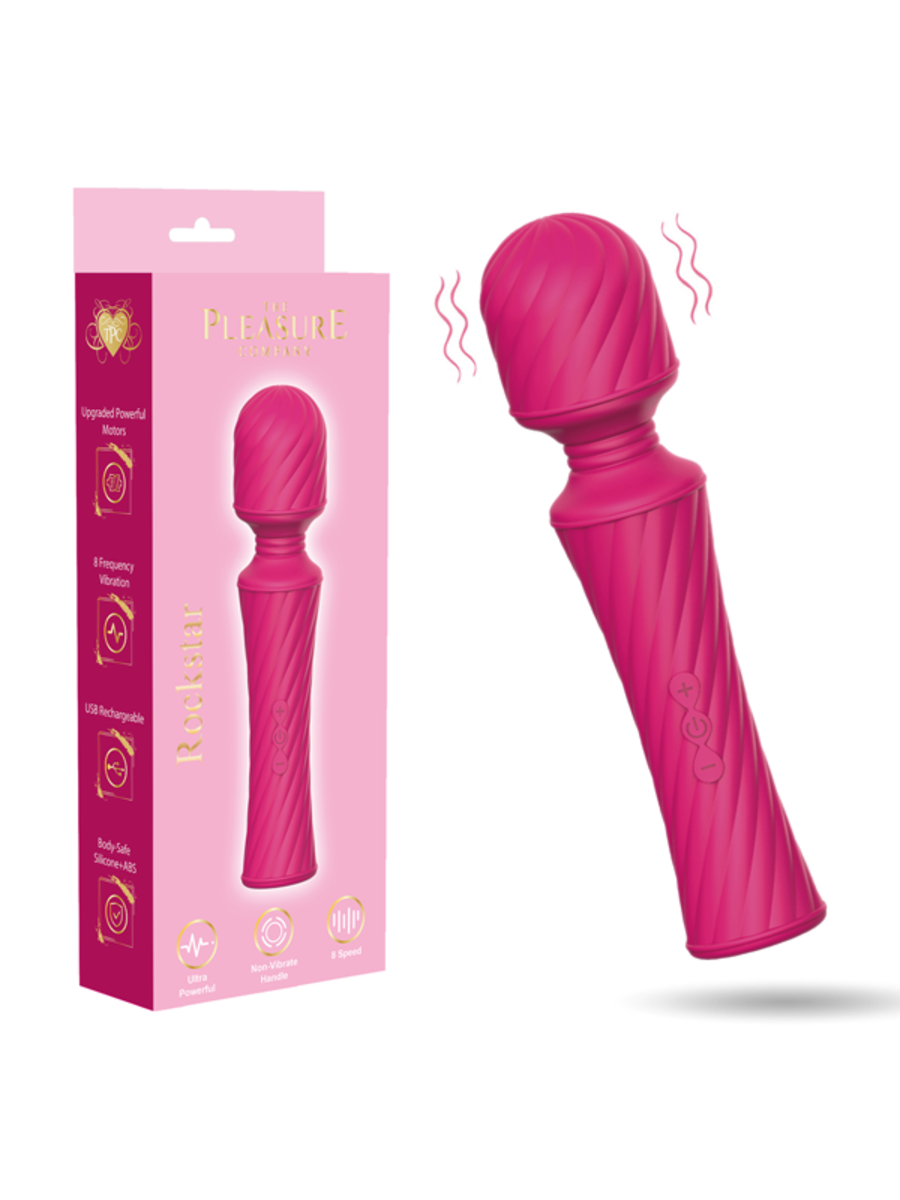 Full Circle Rockstar 8 Functions Body Wand Massager - - Body Wands