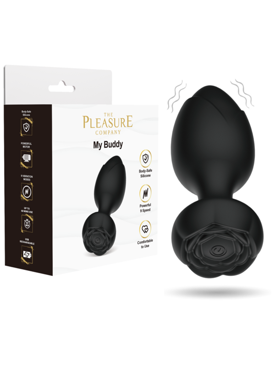 Full Circle My Buddy 9 Functions Vibrating Butt Plug - - Butt Plugs