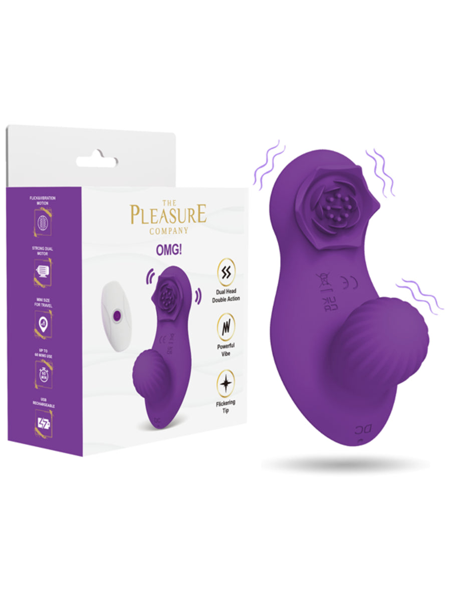Full Circle OMG ! Rechargeable Remote Control Clit Vibe - - Clit Ticklers and Pulsators