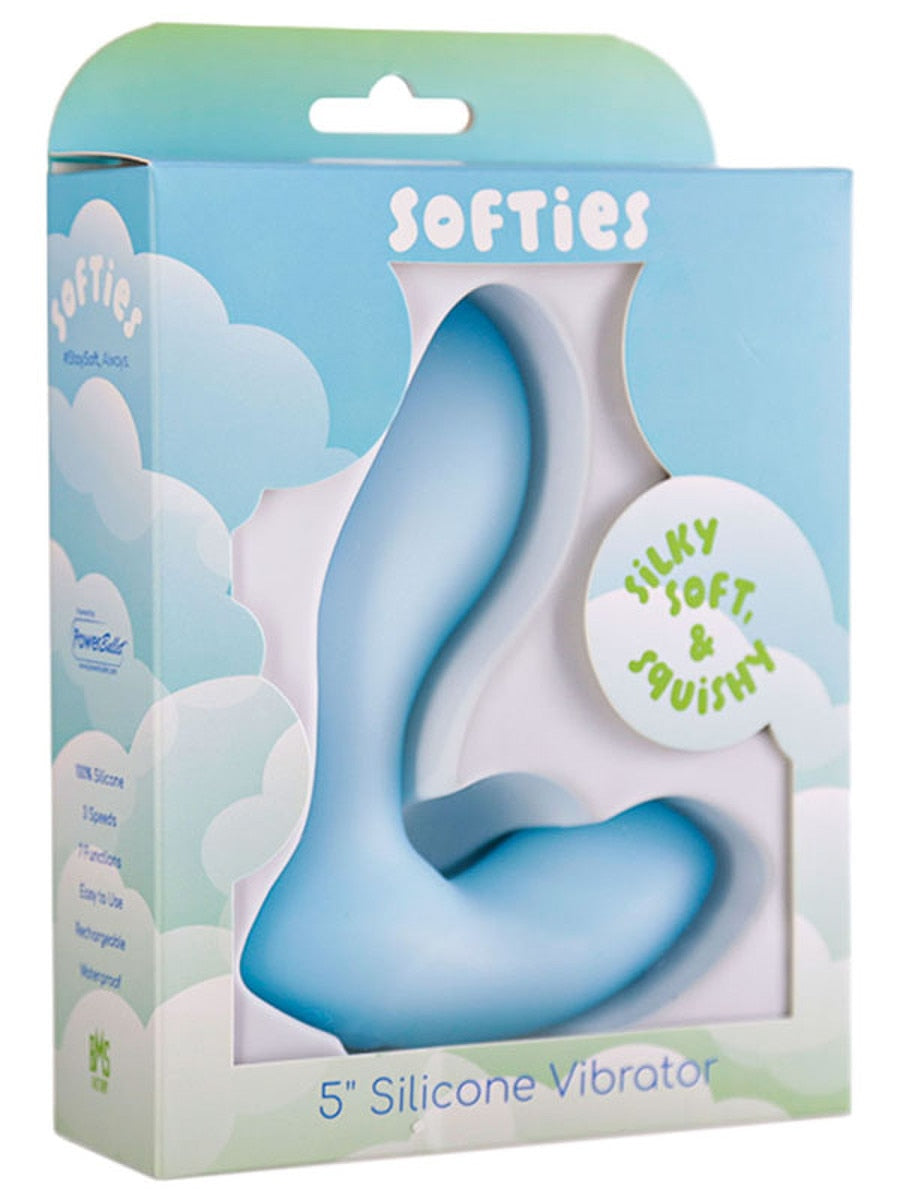 BMS Factory Softies Dual Layer Silicone Anal Vibrator - Anal Vibrators