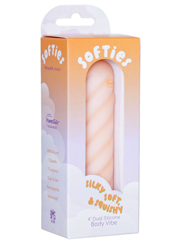 BMS Factory Softies Dual Layer Silicone Bullet Vibrator - Bullet Vibrators