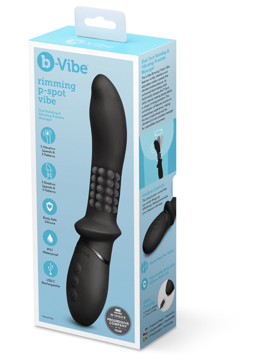 b-Vibe Vibrating And Rimming P Spot Vibrator - Prostate Toys