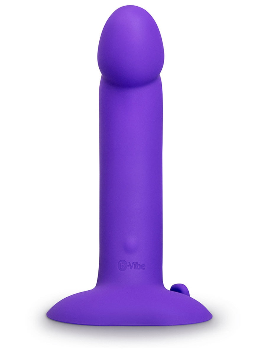 b-Vibe Vibrating Curved Silicone Dildo Strap-On Kit - Strap On Sextoys