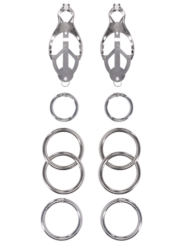 Sportsheets Edge Tuggable Womens Clover Clamps - Nipple and Clit Clamps