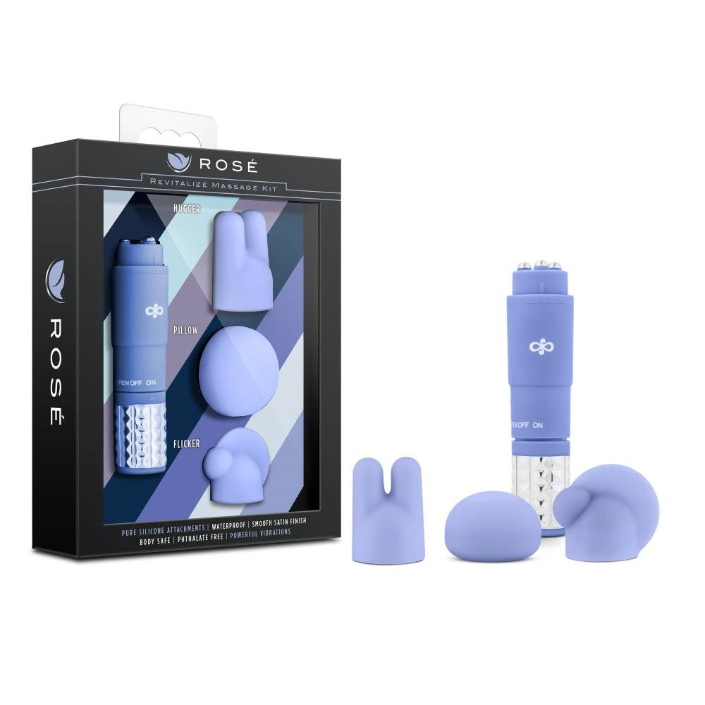 Rose Revitalize Silicone Adult Massage Kit - - Sex Kits