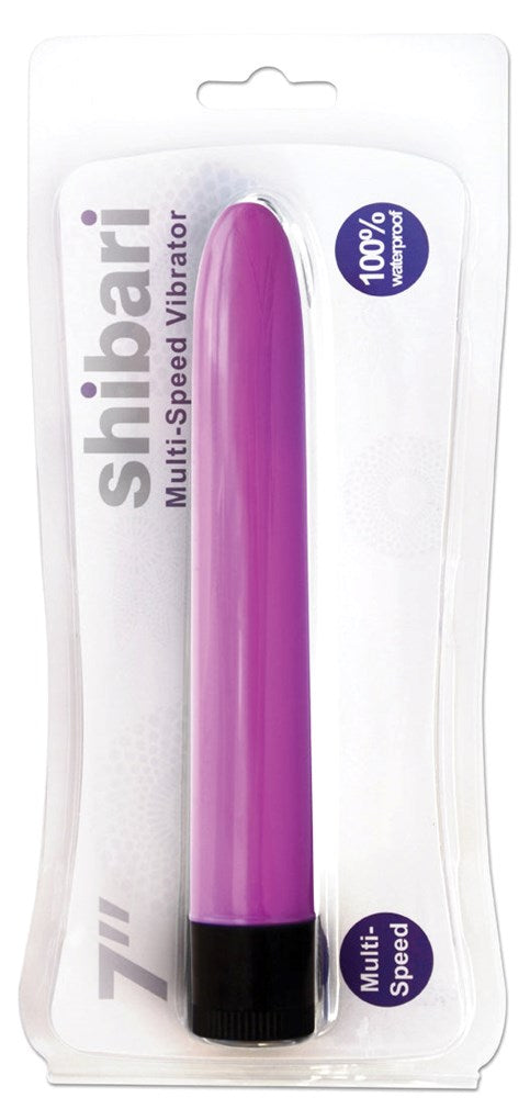 Shibari Multi Speed Bullet Vibrator 7 Inches - - Bullet Vibrators