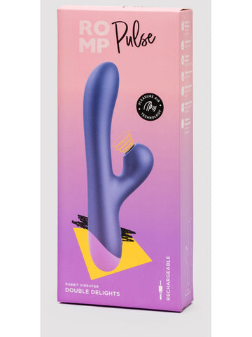 Love Honey Romp Pulse Pleasure Air Pulse Rabbit Vibrator - Rabbit Vibrators