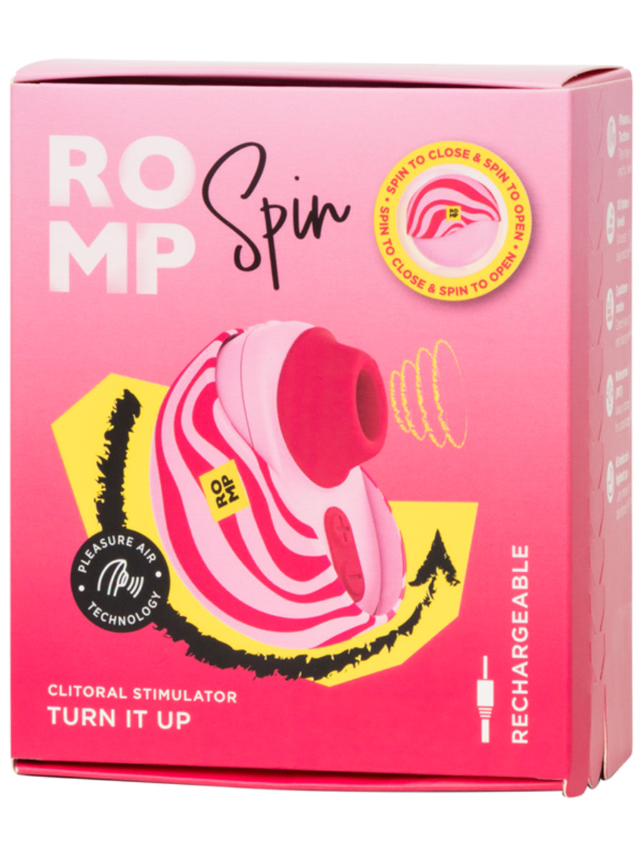 Love Honey Romp Spin Pleasure Air Clitoral Vibrator - Clit Ticklers and Pulsators