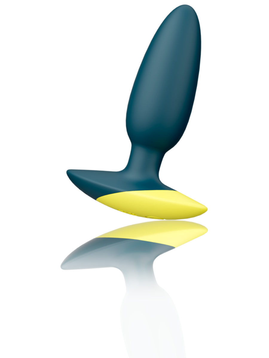 Love Honey Romp Bass Vibrating Silicone Anal Plug - - Butt Plugs