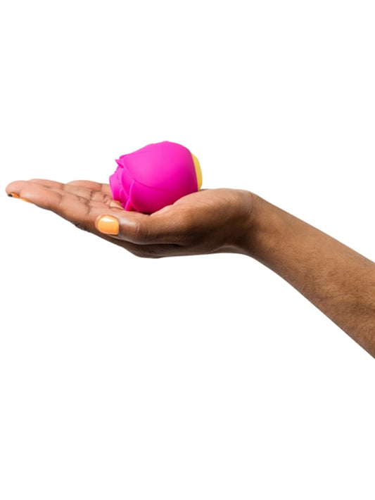 Love Honey Romp Rose 2.0 Vibrating Clitoral Massager - Clit Ticklers and Pulsators