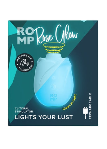Love Honey Romp Rose Glow Clitoral Massager - Clit Ticklers and Pulsators