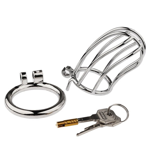 BDStyle Classic Small Banana Male Chastity Cage Hide Lock - Male Chastity