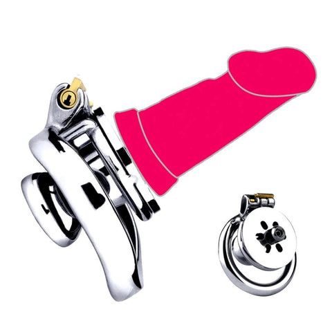 BDStyle Male Chastity Bird Cock Cage With Hide Lock - Male Chastity