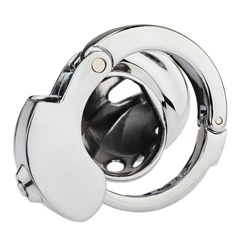 BDStyle CB Mens Chastity Lock Cock Cage With Adjustable Ring - Male Chastity