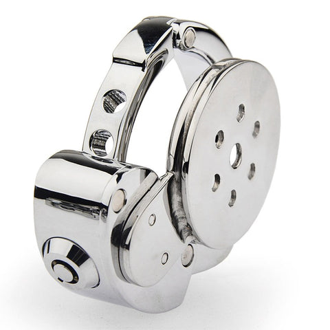 BDStyle Lid Male Chastity Cock Cage With Adjustable Ring - Male Chastity