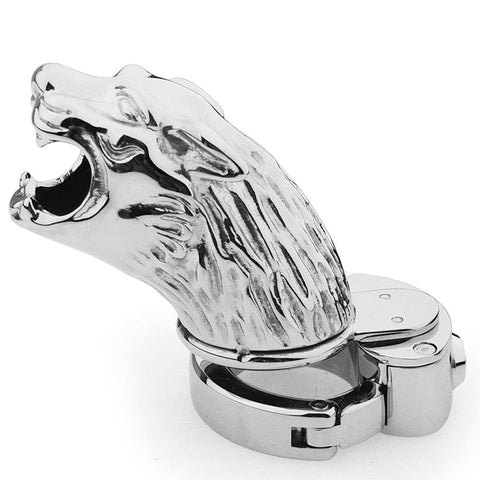 BDStyle Tiger Male Chastity Cock Cage With Adjustable Ring - Male Chastity