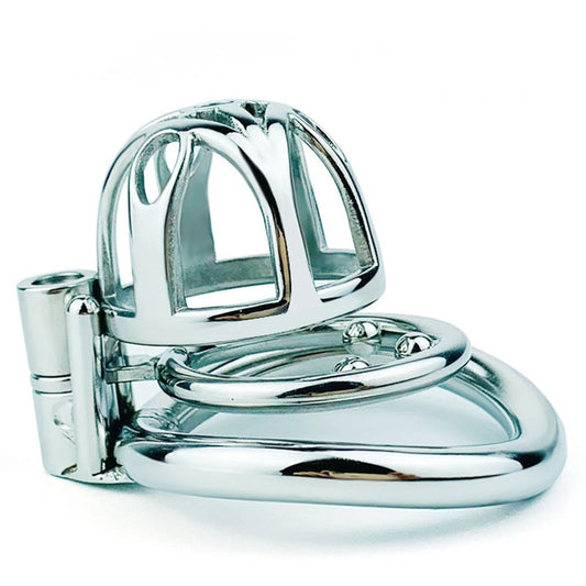 BDStyle Hex Screw Male Chastity Lock Cage With Anti-drop Ring - Male Chastity