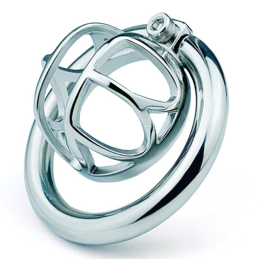 BDStyle Hex Screw Steel Mens Cock Cage - Male Chastity