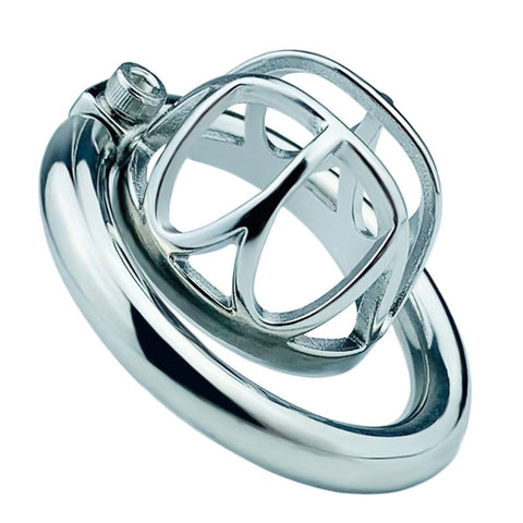BDStyle Hex Screw Steel Mens Cock Cage - Male Chastity