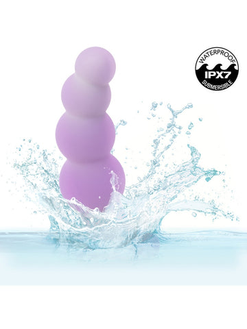 CalExotics Lavender Haze Beaded Curved Anal Probe