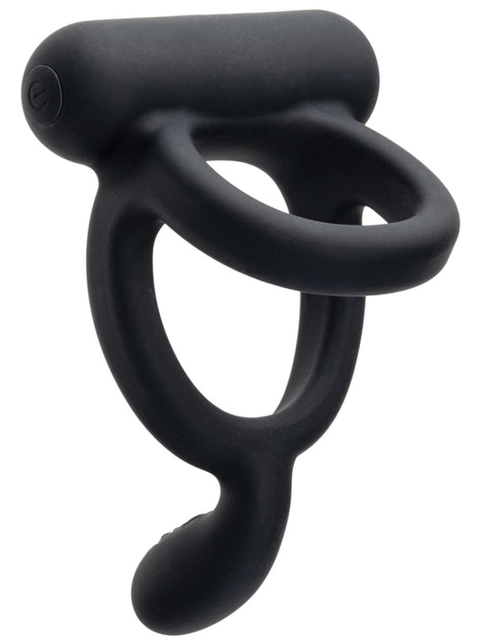 CalExotics Closer Intimate Rechargeable Caress Penis Ring - Vibrating Cock Rings