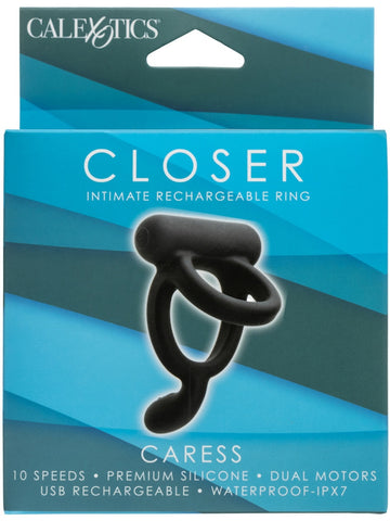 CalExotics Closer Intimate Rechargeable Caress Penis Ring