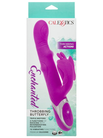 Enchanted Throbbing Butterfly Rabbit Vibrator by CalExotics