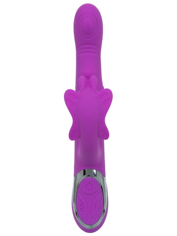 Enchanted Throbbing Butterfly Rabbit Vibrator by CalExotics