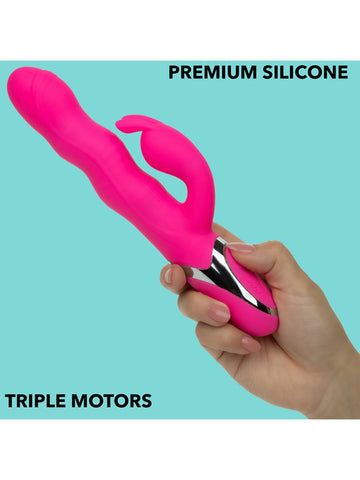 Enchanted Wave Action Bunny Rabbit Vibrator by CalExotics