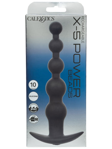 Rechargeable X-5 Power Anal Beads by California Exotics