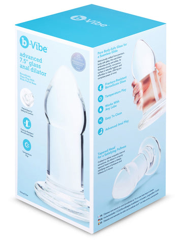 Advanced Borosilicate Glass Anal Dilator by B-Vibe