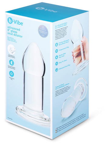 Advanced Borosilicate Glass Anal Dilator by B-Vibe