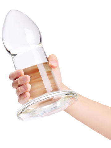 Advanced Borosilicate Glass Anal Dilator by B-Vibe