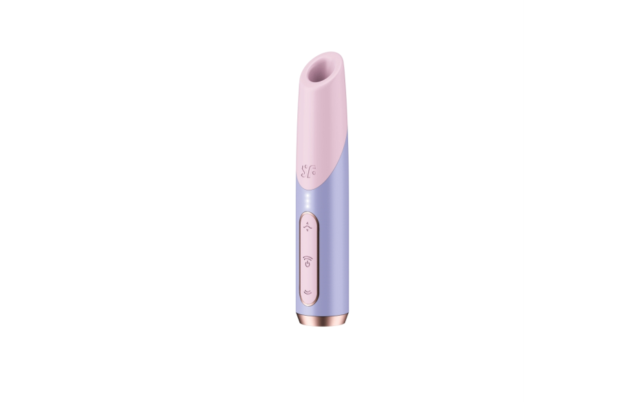 Satisfyer Bold Kiss Travel Size Air Pulse Clitoral Sex Toy - Clit Ticklers and Pulsators