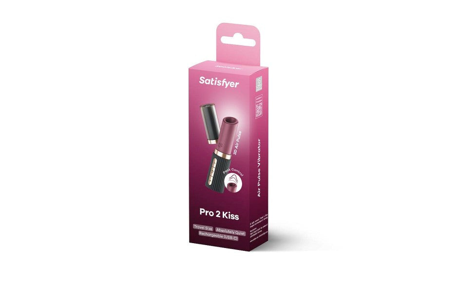 Satisfyer Pro 2 Kiss USB Rechargeable Clitoral Massager - Clit Ticklers and Pulsators