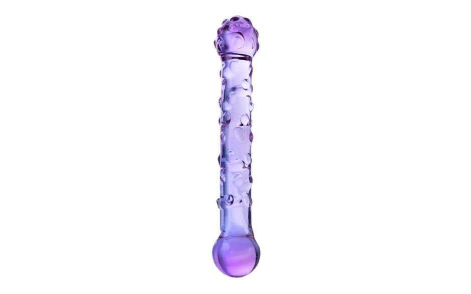 Sexus Dual Ender Glass Dildo Duo 19.6cm Pink - - Glass Sex Toys