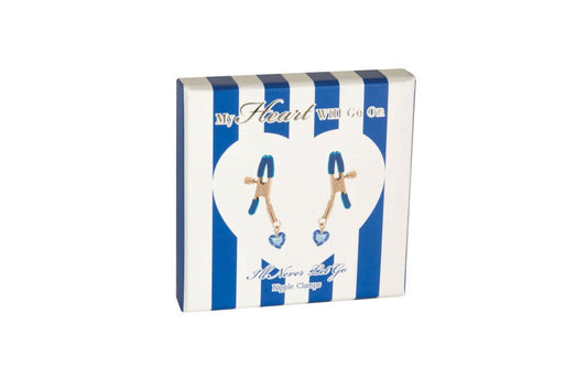SI Novelties My Heart Will Go On Ill Never Let Go Nipple Clamps - Nipple and Clit Clamps