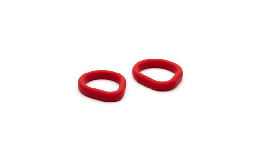 Sport Fucker 2 Pack Epic Hard On Silicone Cock Rings Kit Red - Cock Ring Sets